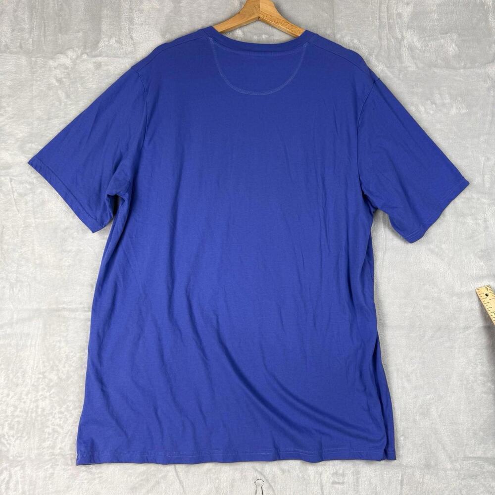 Helly Hansen HH Logo T-Shirt Blue Men Size 2XL Outdoor Streetwear Graphic Tee - Picture 3 of 9
